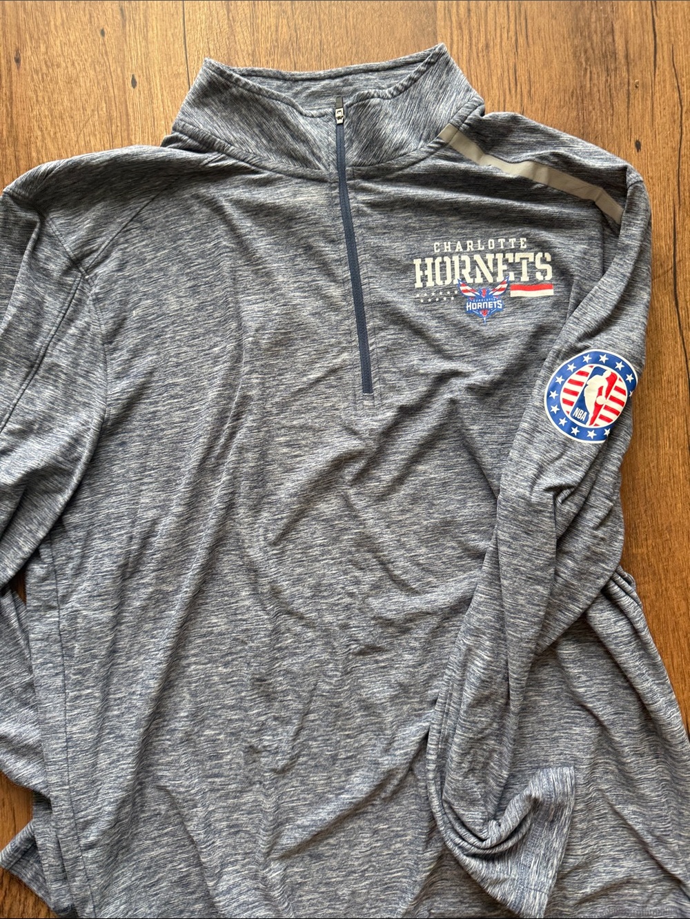 Charlotte Hornets USA themed Quarter-Zip Pullover